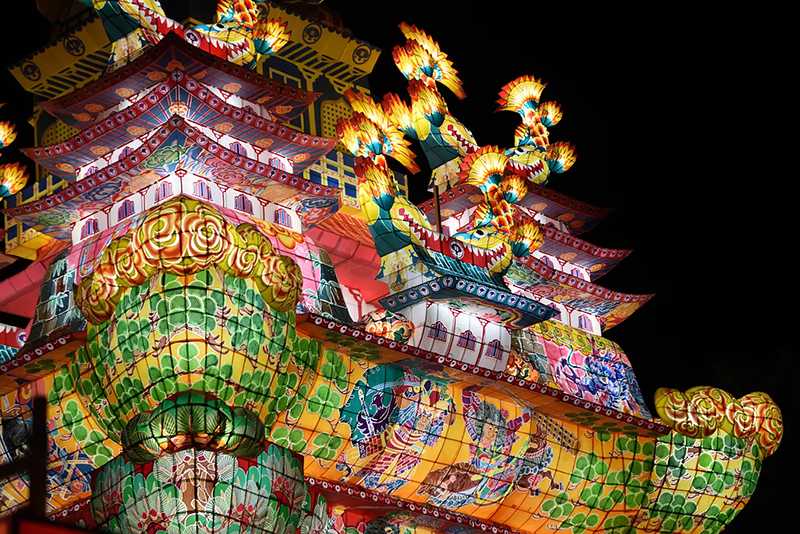 เทศกาลโนะชิโระทานาบาตะ “ปราสาทแห่งแสงบนท้องฟ้า”