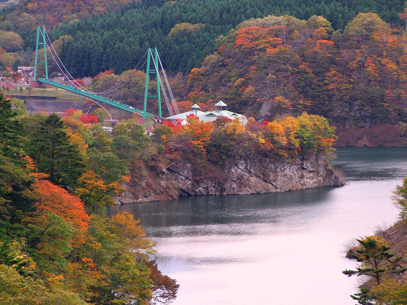 Momijidani Otsuribashi (Momijidani Suspension Bridge)