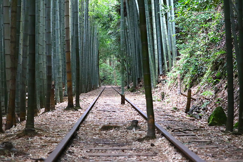 Former National Railways Kurayoshi Line Abandoned Rail Track
