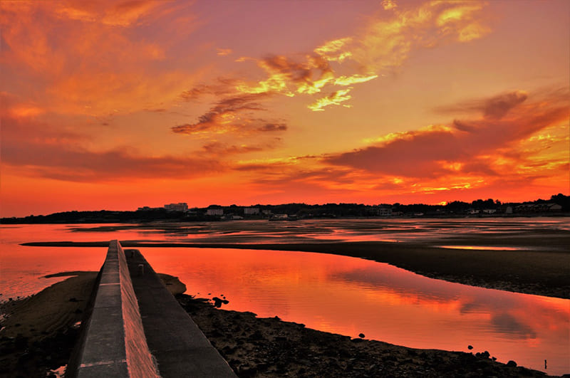 Kirara Beach Yakeno Sunset