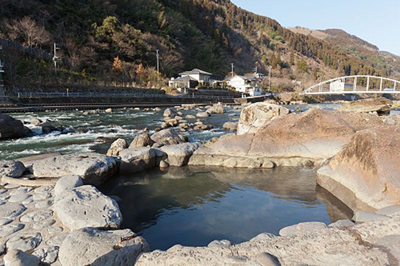 天ヶ瀬温泉「川湯」